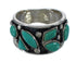 Genuine Sterling Silver Turquoise Southwestern Ring Size 6-1/2 FX91288
